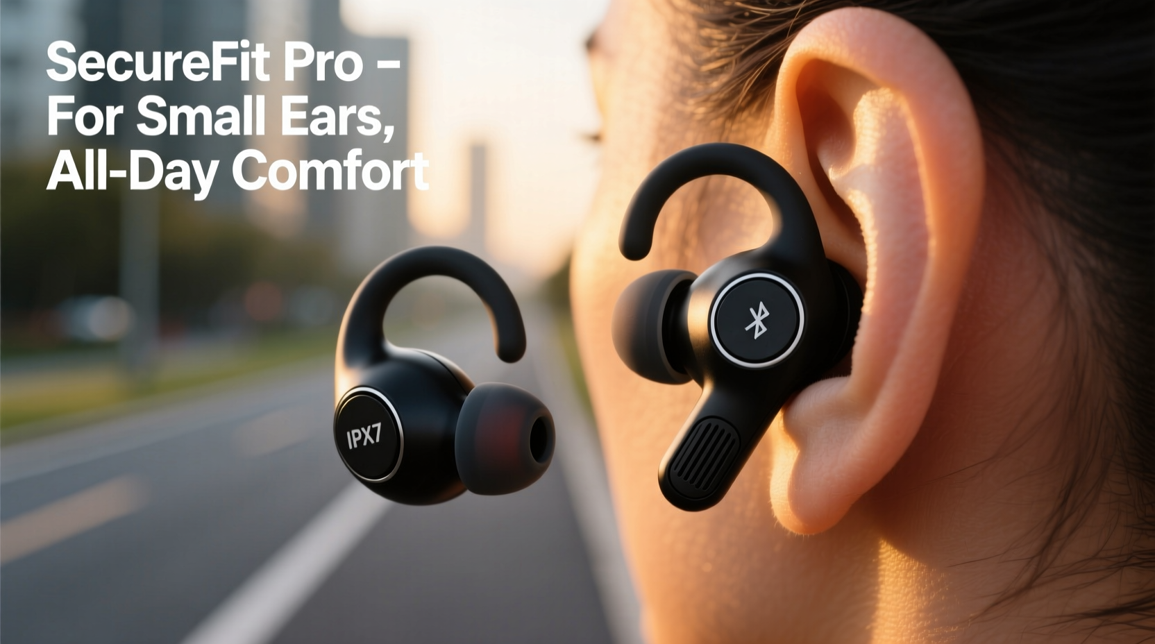 wireless earbuds for small ears that stay secure during runs