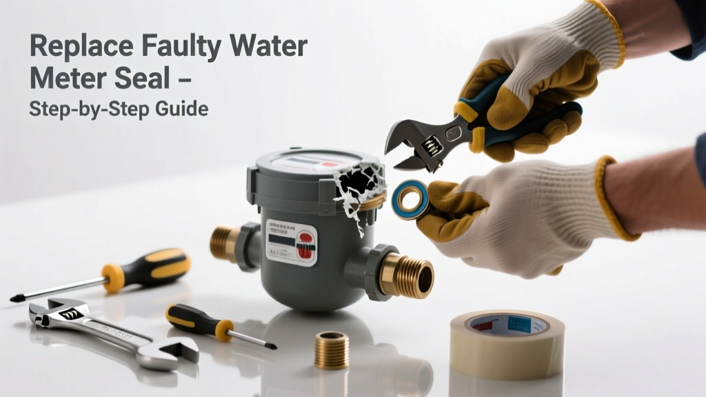 Fixing a Leaking Water Meter: Replace the Faulty Part