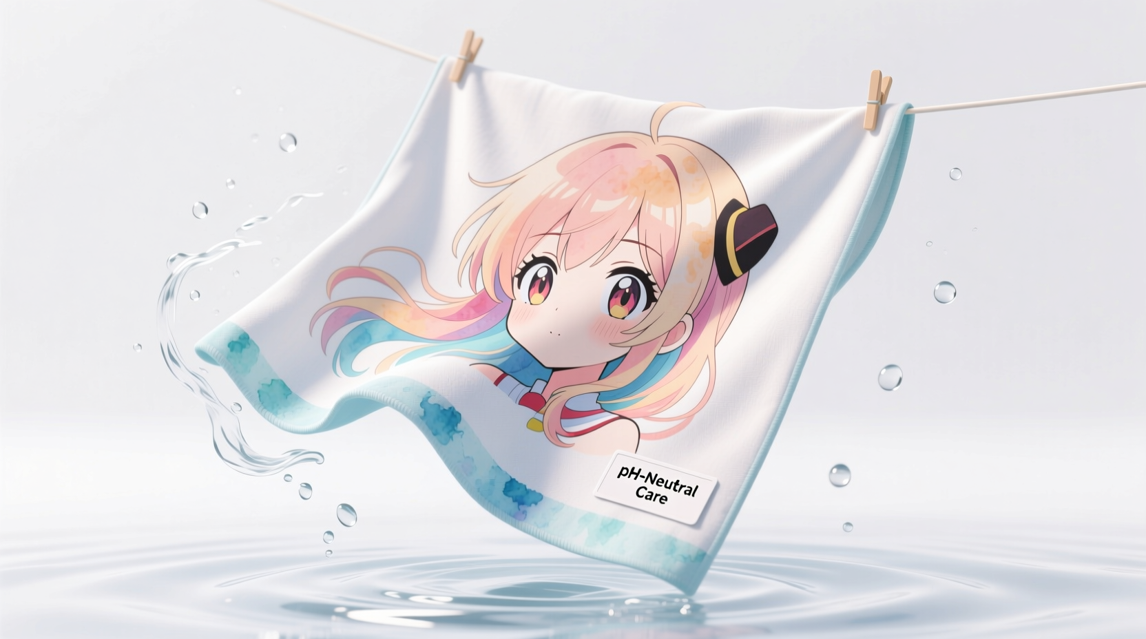 is it safe to wash anime display cloths in cold water