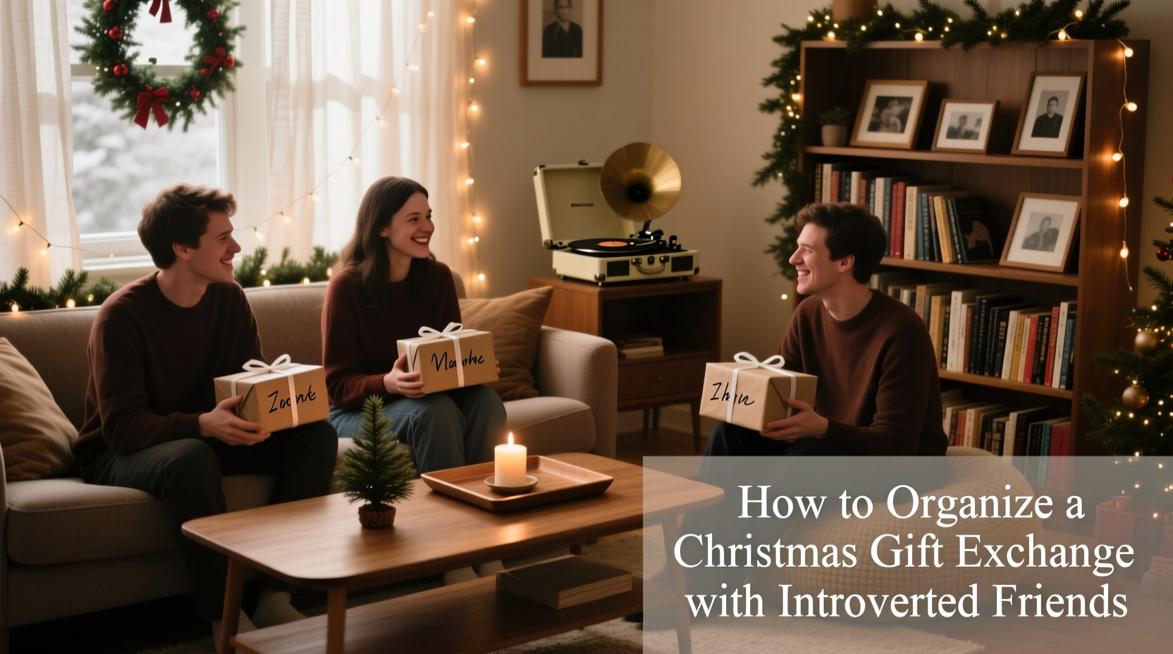 how to organize a christmas gift exchange with introverted friends