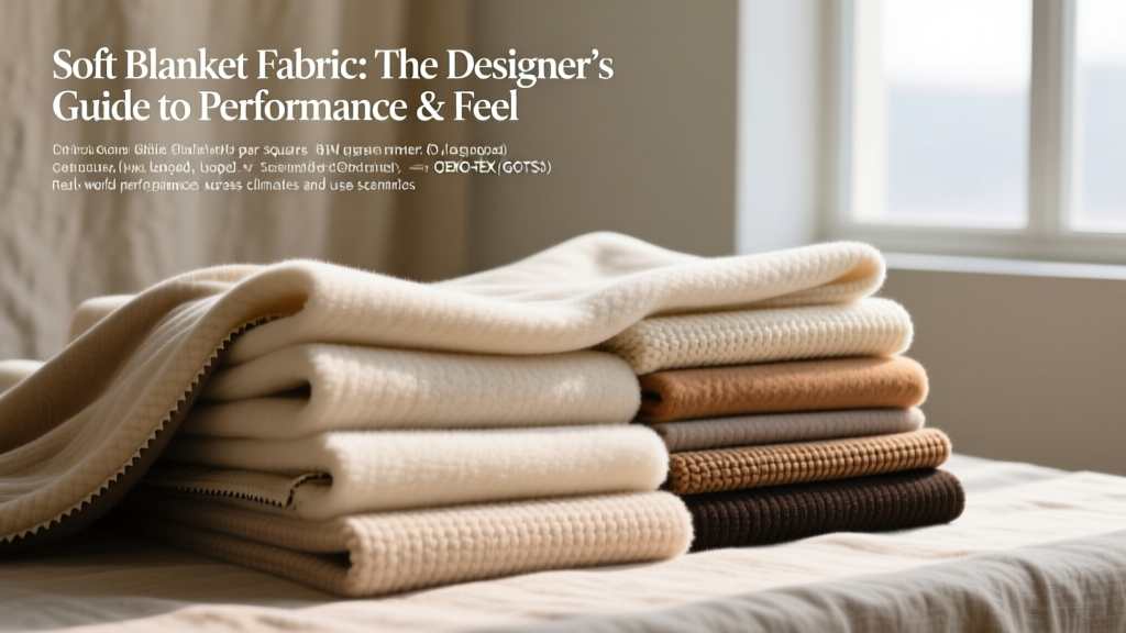 Soft Blanket Fabric: The Designer’s Guide to Performance & Feel