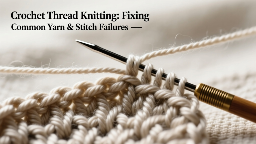 Crochet Thread Knitting: Fixing Common Yarn & Stitch Failures