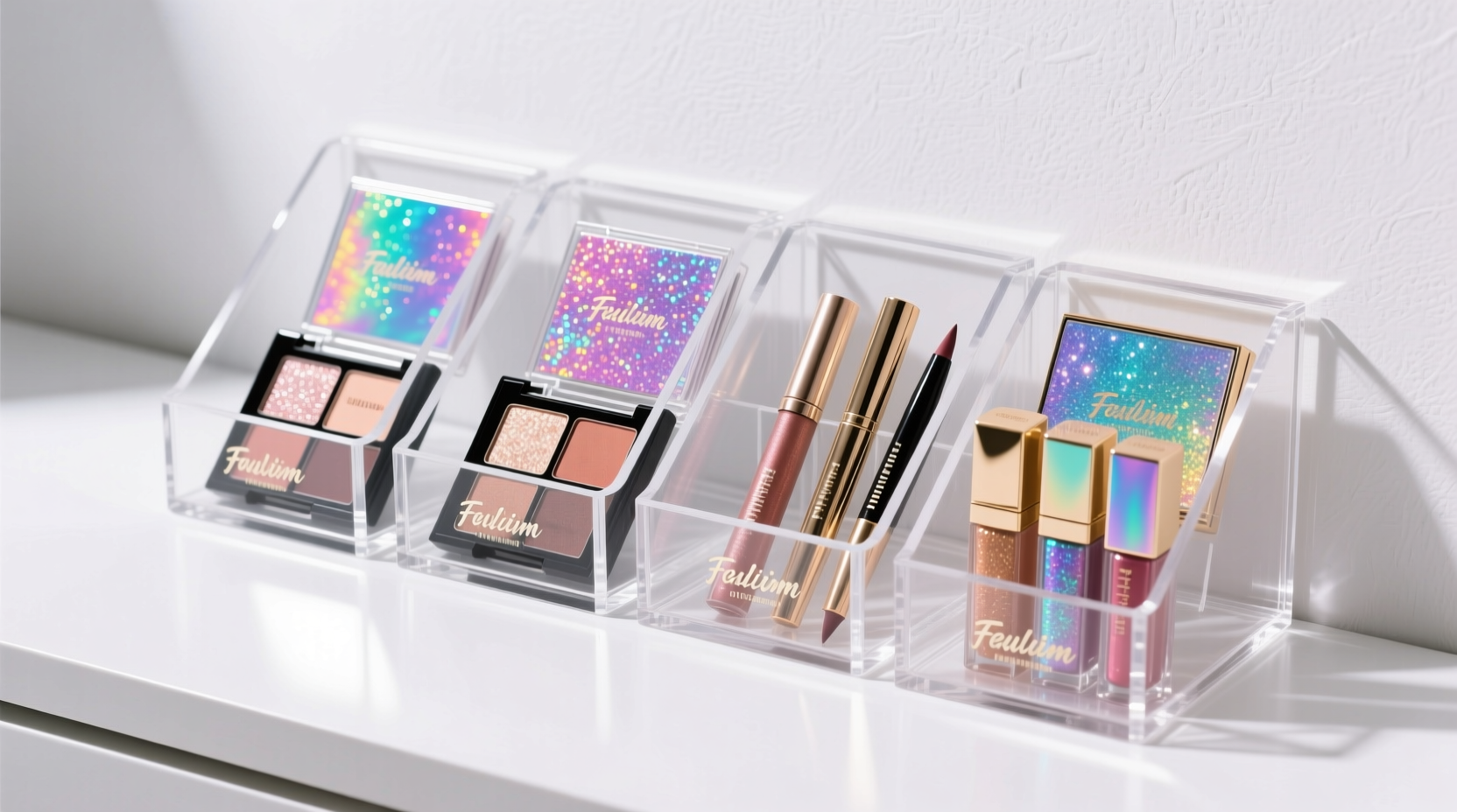 glitter makeup storage spill proof closet organization tips