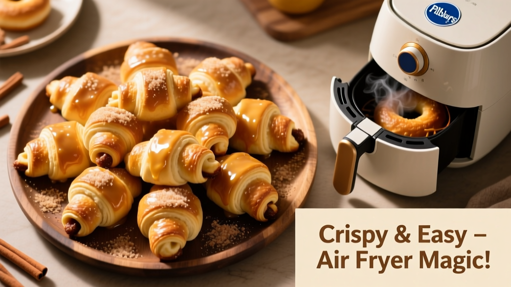 Air Fryer Pillsbury Crescent Roll Donuts (Crispy & Easy!)