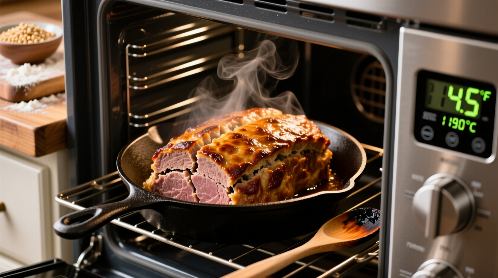 how long does it take meatloaf to cook