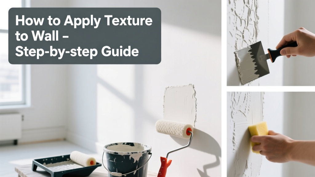 How to Apply Texture to Wall: Step-by-Step Guide