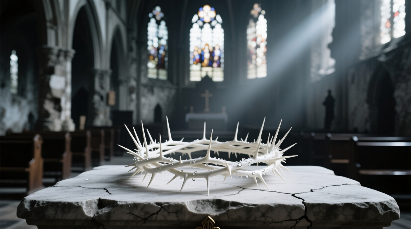 white crown of thorns