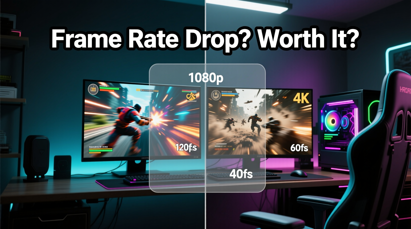 1080p vs 4k gaming is the frame rate drop worth the visuals