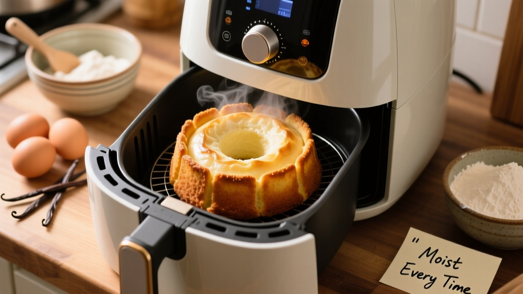 Vanilla Cake in Air Fryer: Crispy-Edged & Moist Every Time