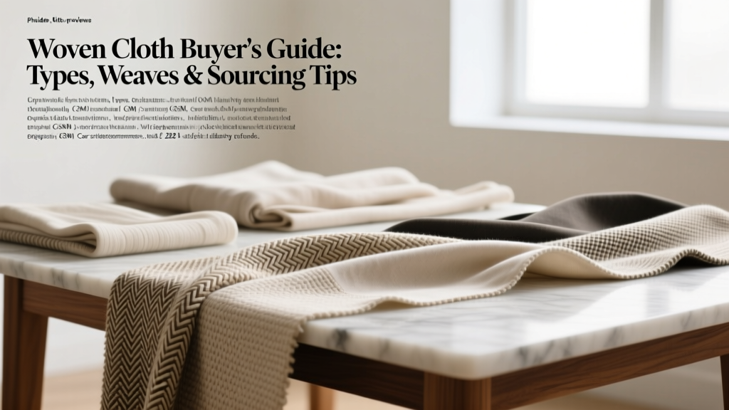 Woven Cloth Buyer's Guide: Types, Weaves & Sourcing Tips