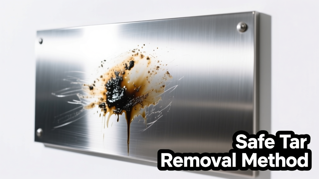 How to Remove Tar from Stainless Steel Safely