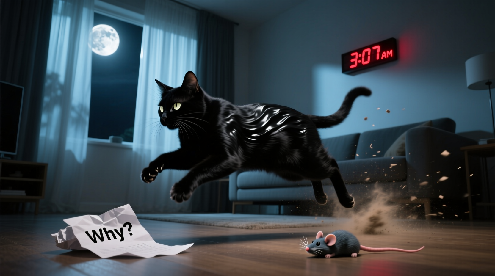 why do cats suddenly sprint around the house at 3am decoding the midnight zoomies