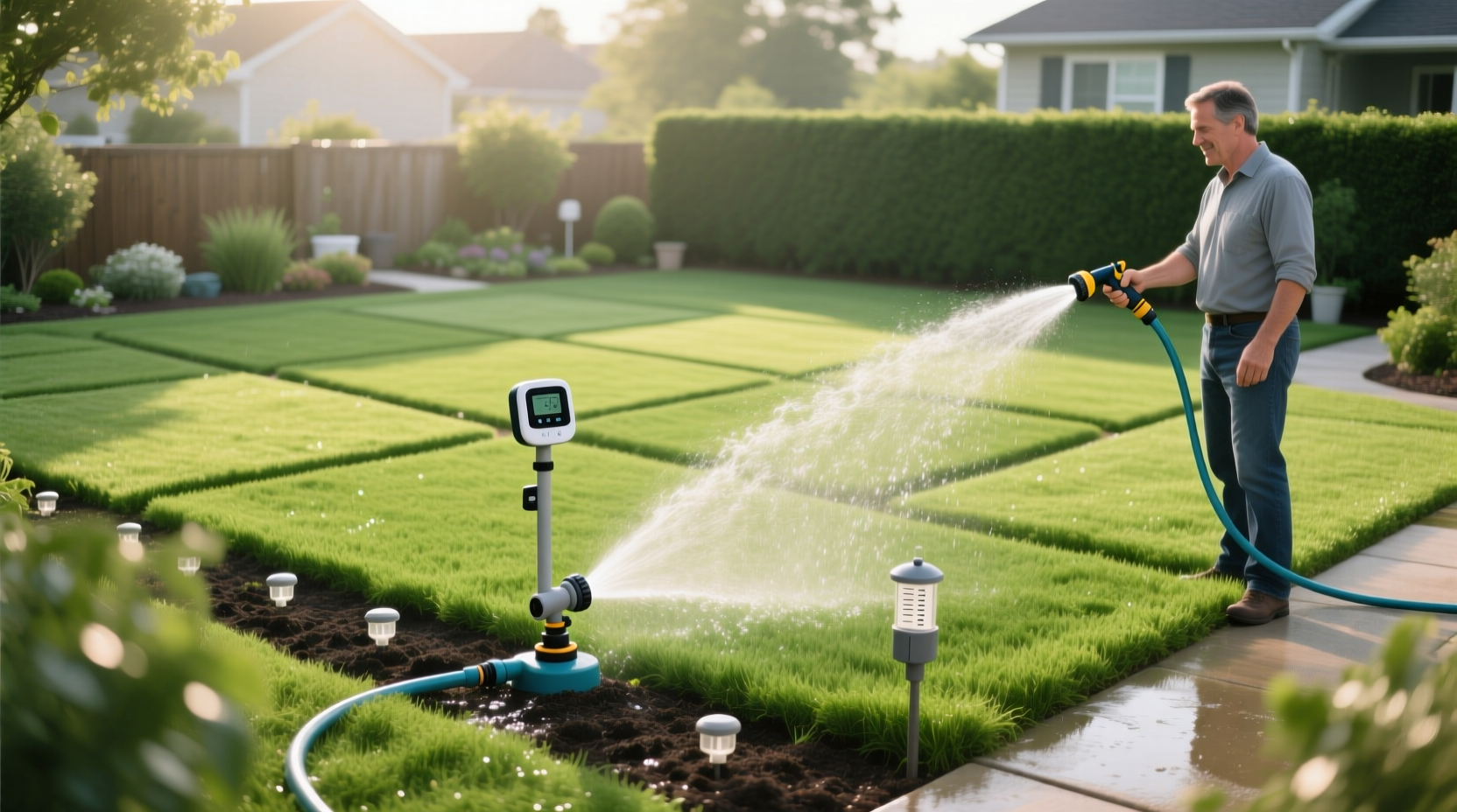 how to water your lawn efficiently