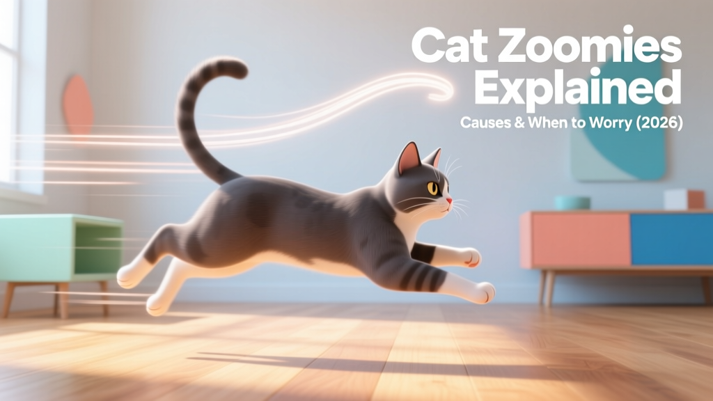 Cat Zoomies Explained: Causes & When to Worry (2026)
