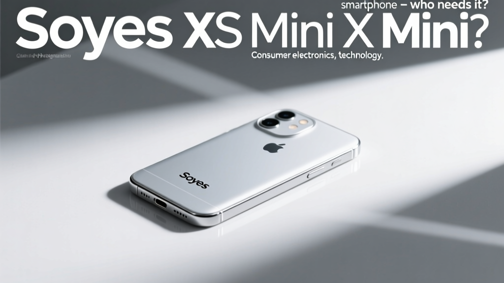Soyes Xs Mini Smartphone: Who Should Buy It?
