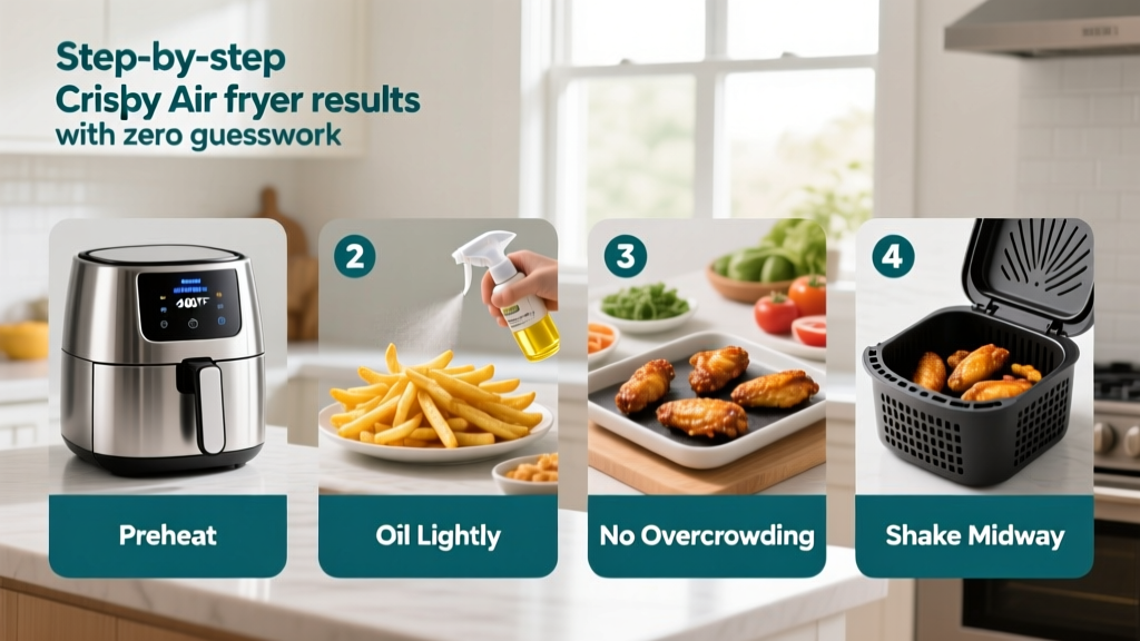 Air Fryer Tips for Beginners: Crispy Results, Zero Guesswork