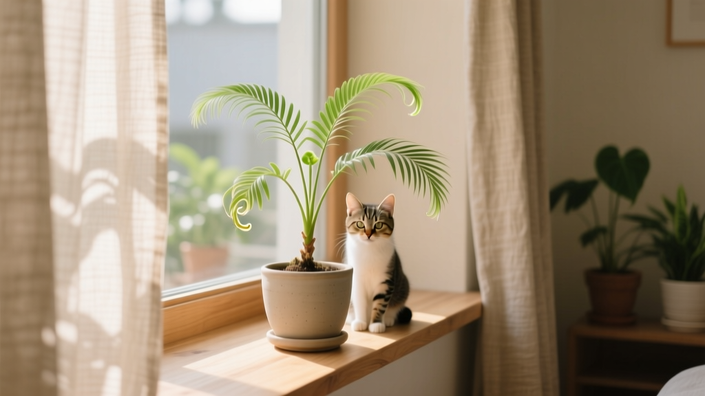 Small Cat Palm: Non-Toxic, Air-Purifying Indoor Plant