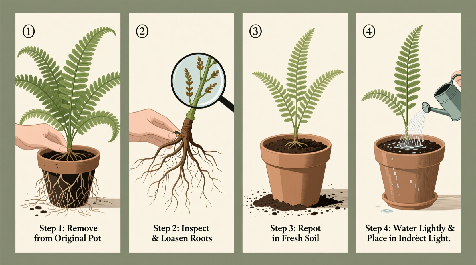 How To Transplant A Fern