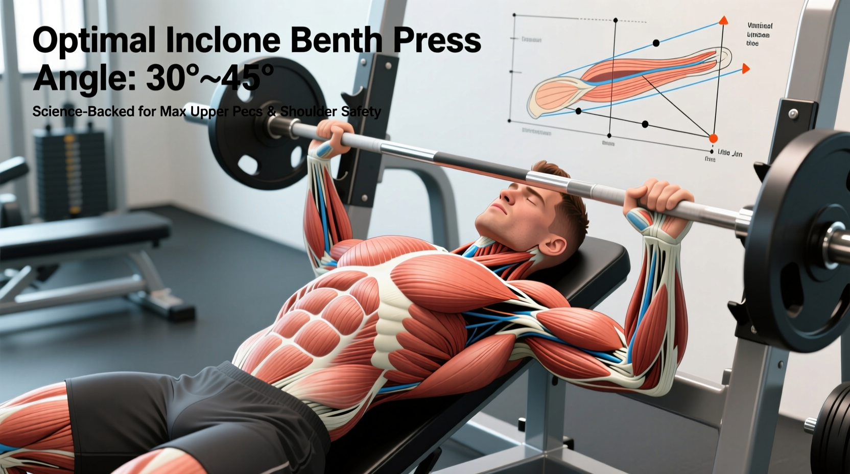 best angle for incline bench