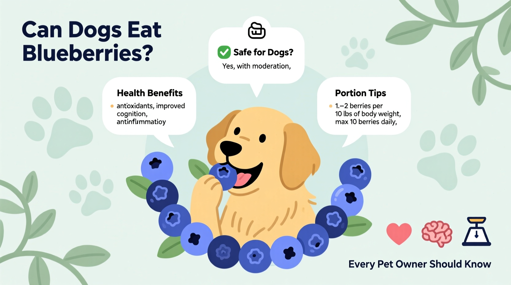 Can Dogs Eat Blueberries Safely Benefits And Portion Tips Every Pet ...