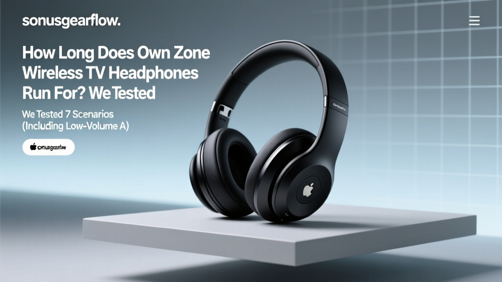 Own Zone Wireless TV Headphones Battery Life (2026)