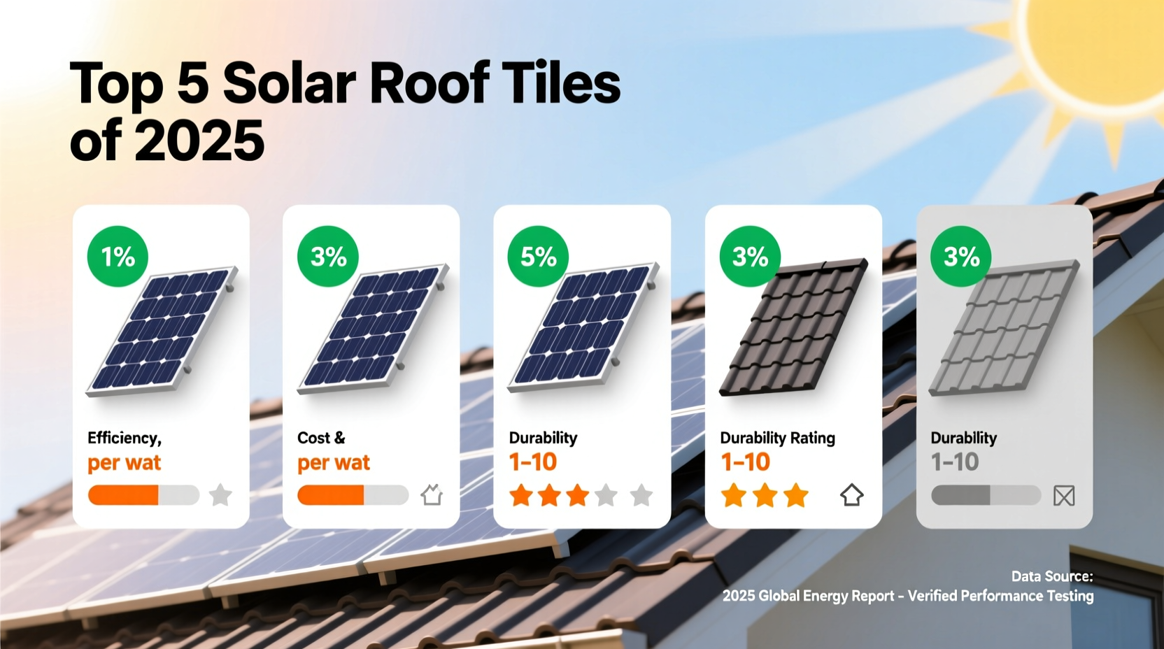 best solar roof tiles