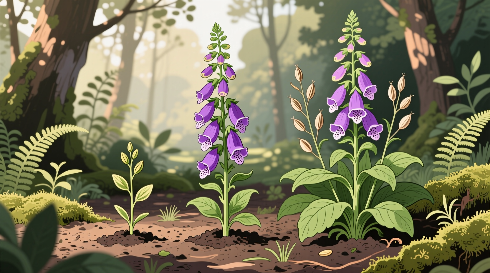where to grow foxgloves