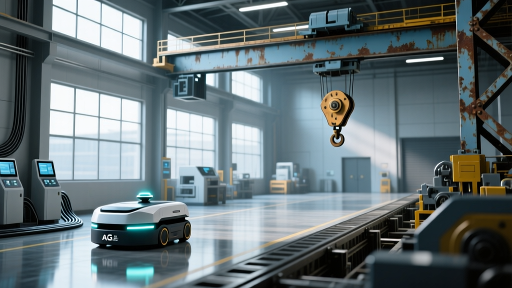AGV Material Handling Equipment vs Bridge Crane Maintenance