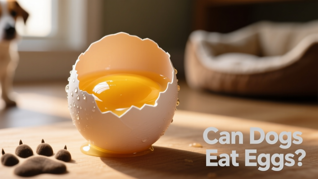 Close-up of a cracked egg showing vibrant yolk and white, symbolizing freshness and nutrition