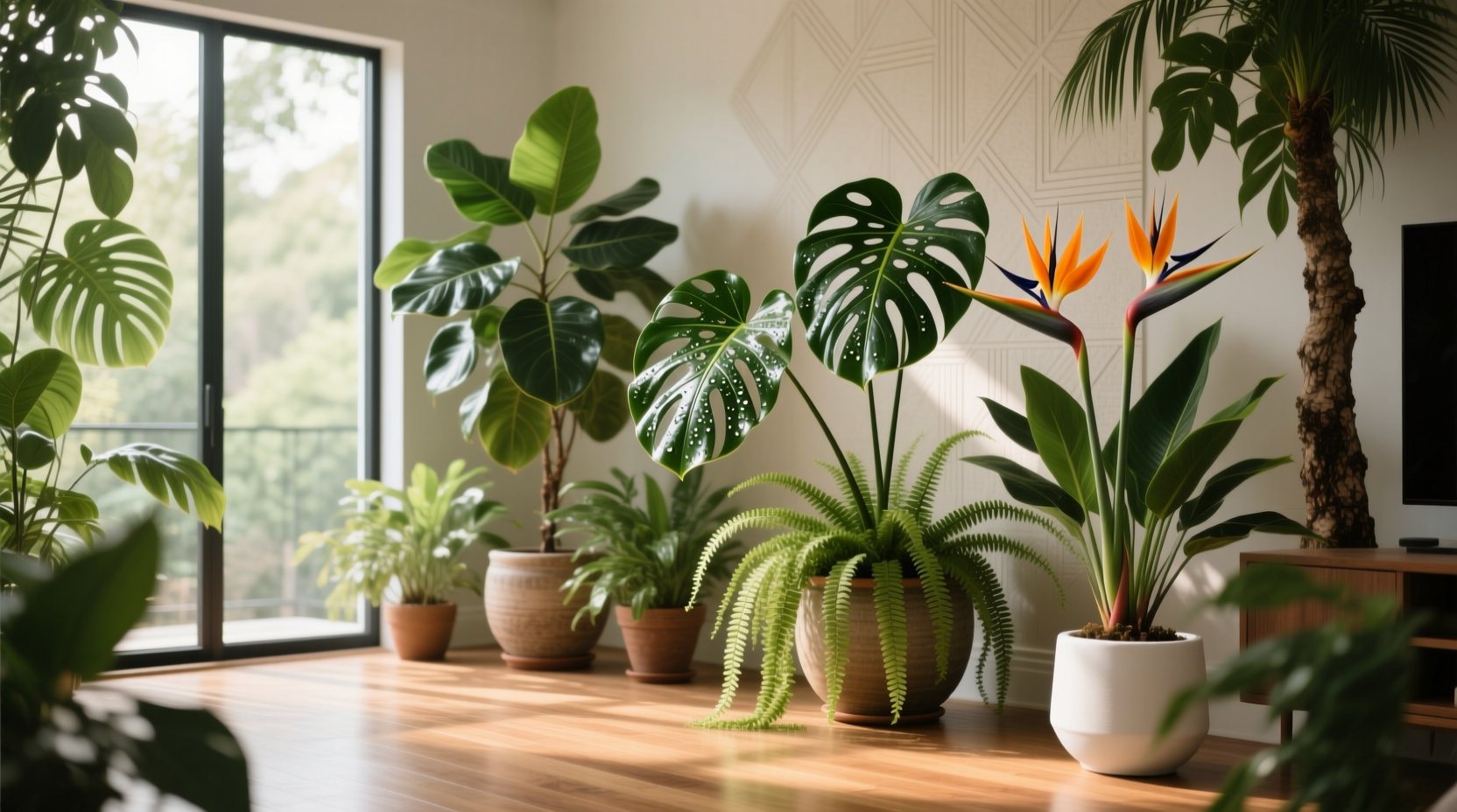 types of indoor tropical plants