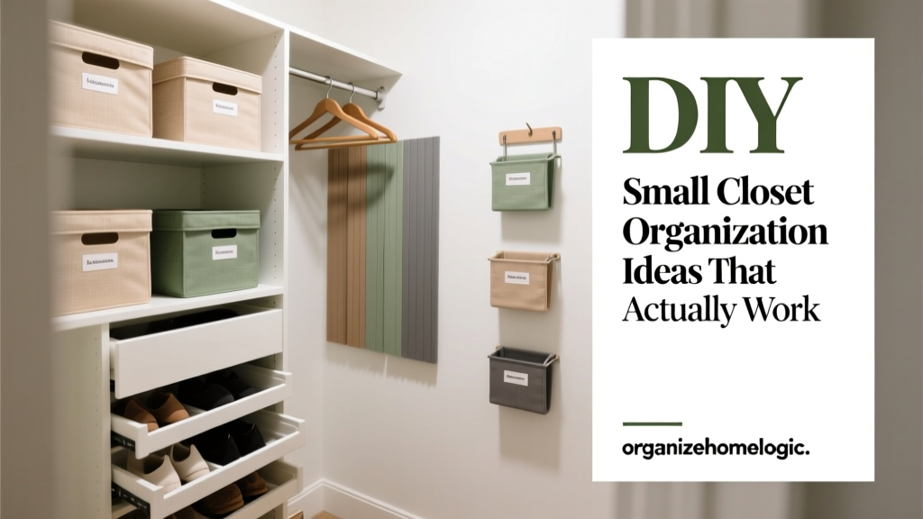 DIY Small Closet Organization Ideas That Actually Work
