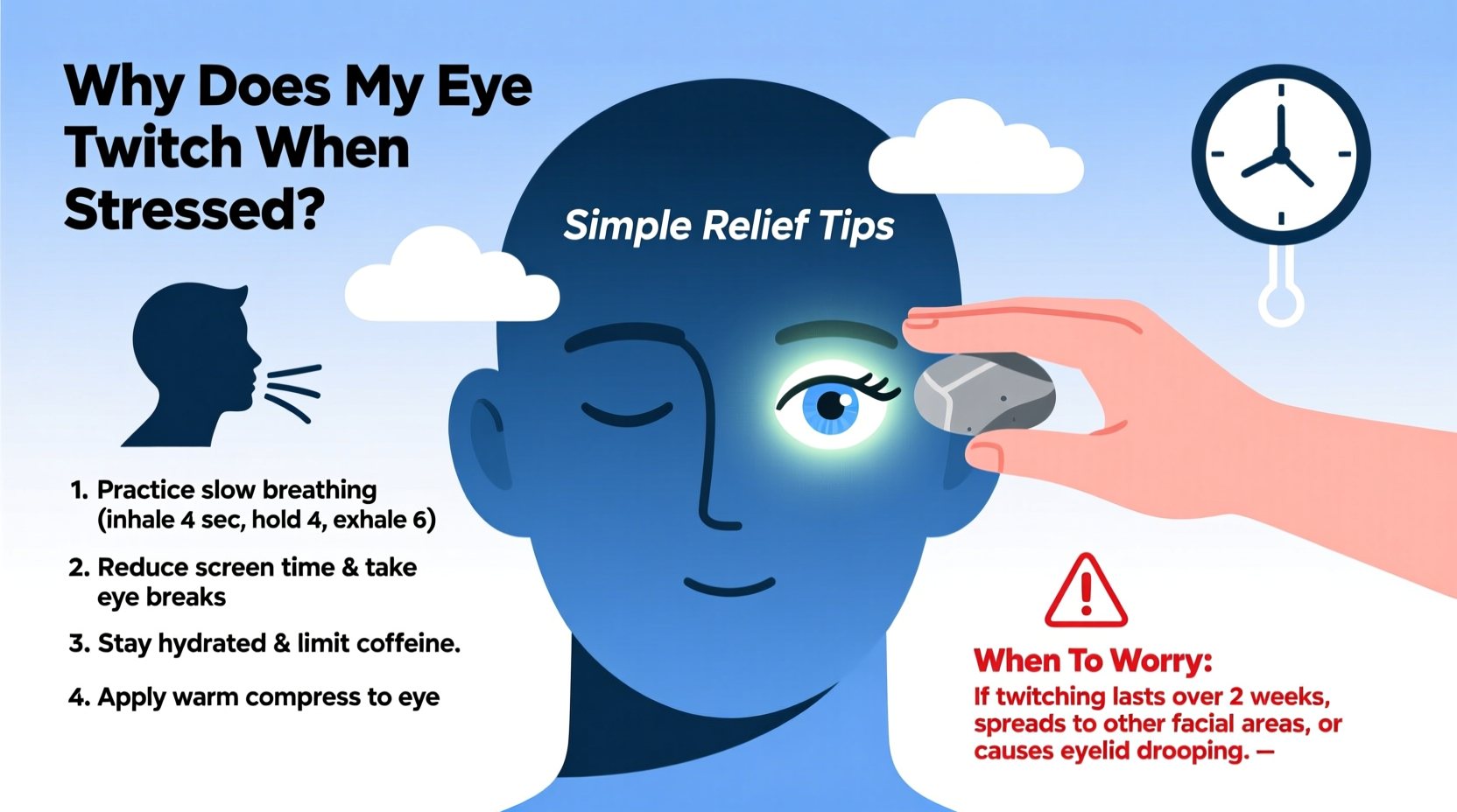 why does my eye twitch when i am stressed simple relief tips and when to worry