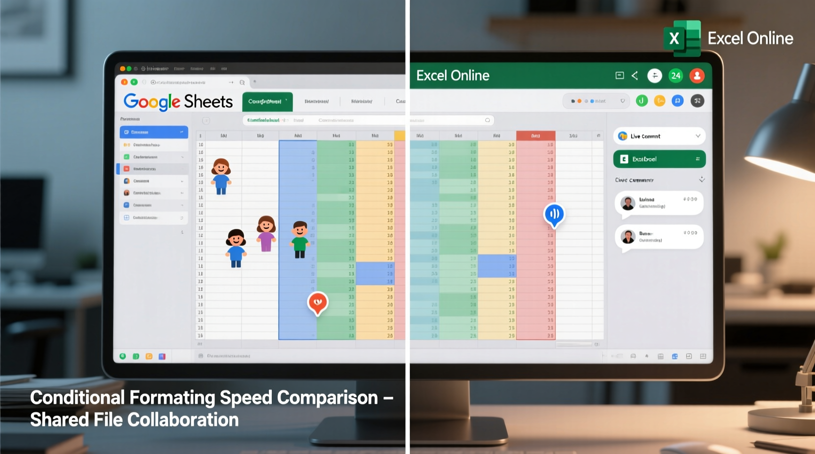 Google Sheets vs Excel Conditional Formatting Speed