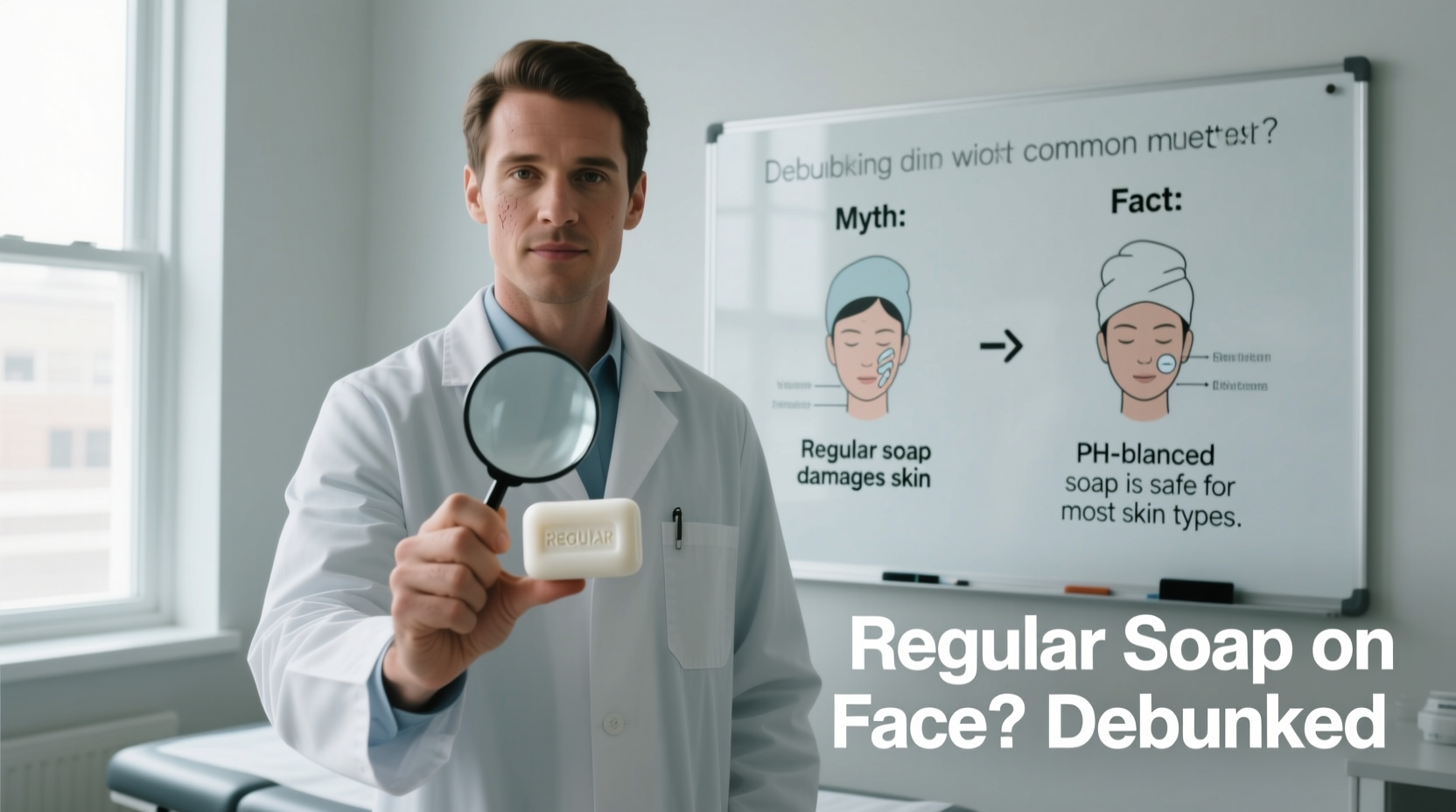 can you use regular soap on your face debunking myths and skin reactions