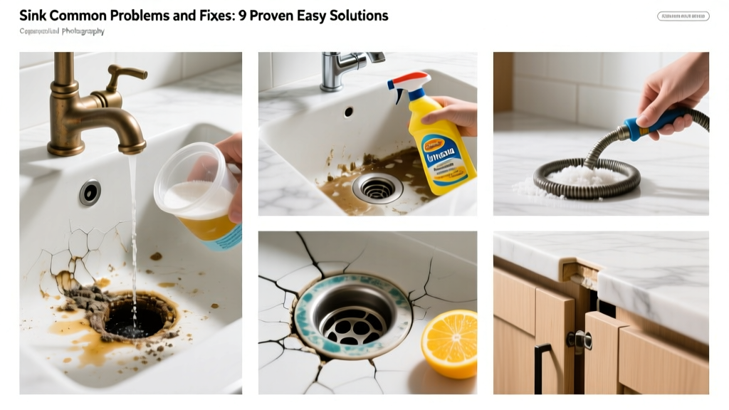 Sink Common Problems and Fixes: 9 Proven Easy Solutions