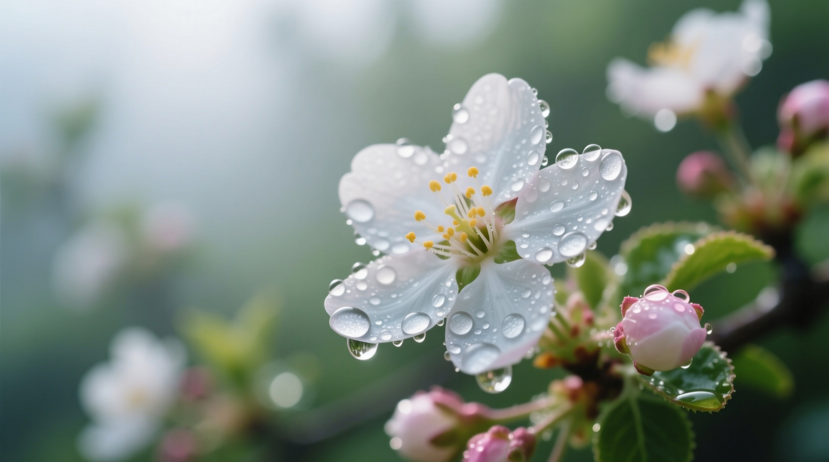 flowers dew drop