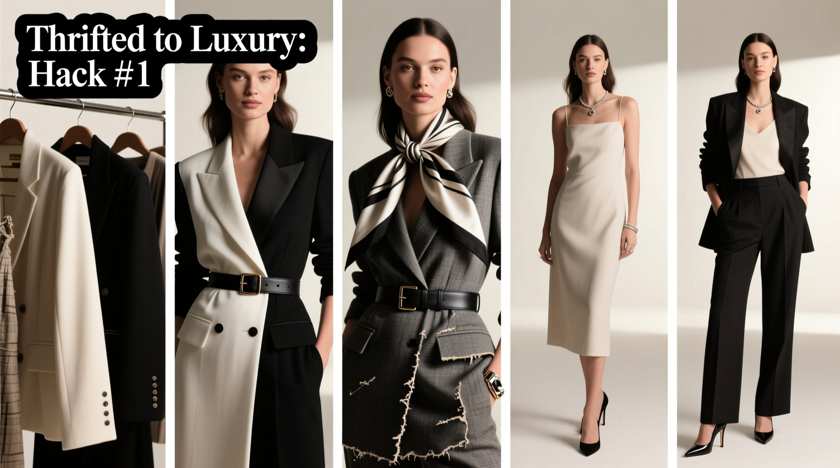 how to make your thrifted clothes look expensive with simple hacks