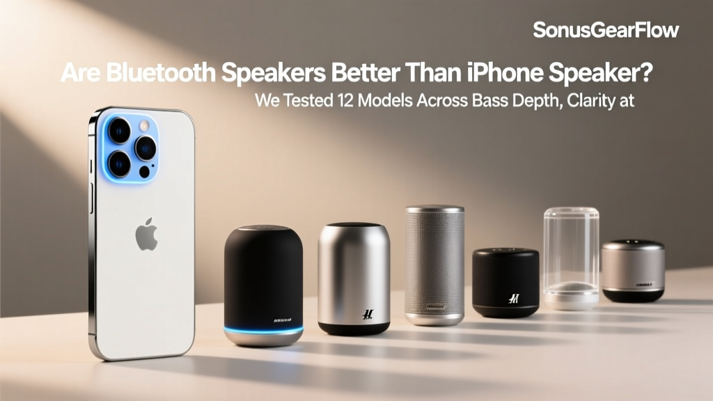 Bluetooth Speakers vs iPhone Speaker: When Built-in Wins
