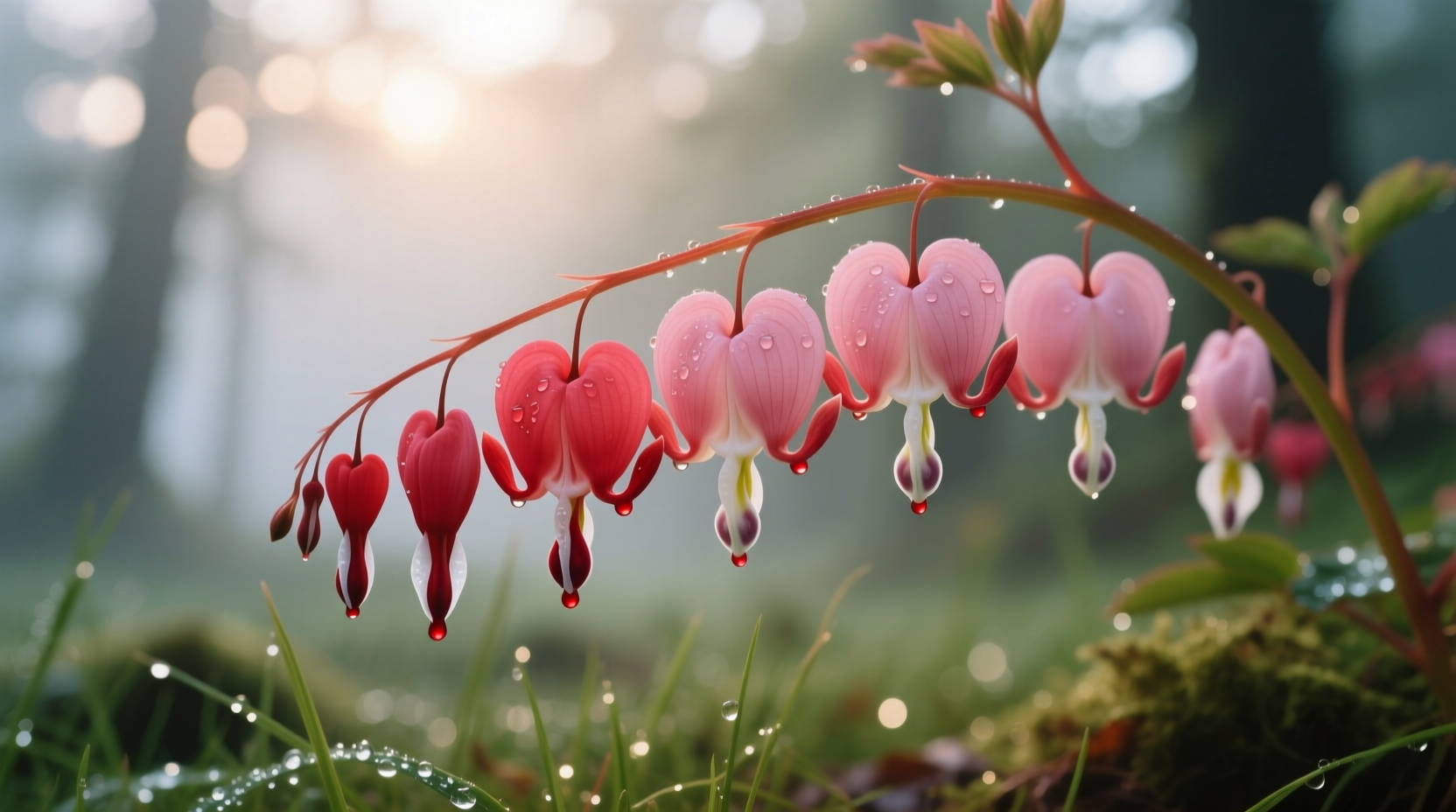 flowers that look like bleeding hearts