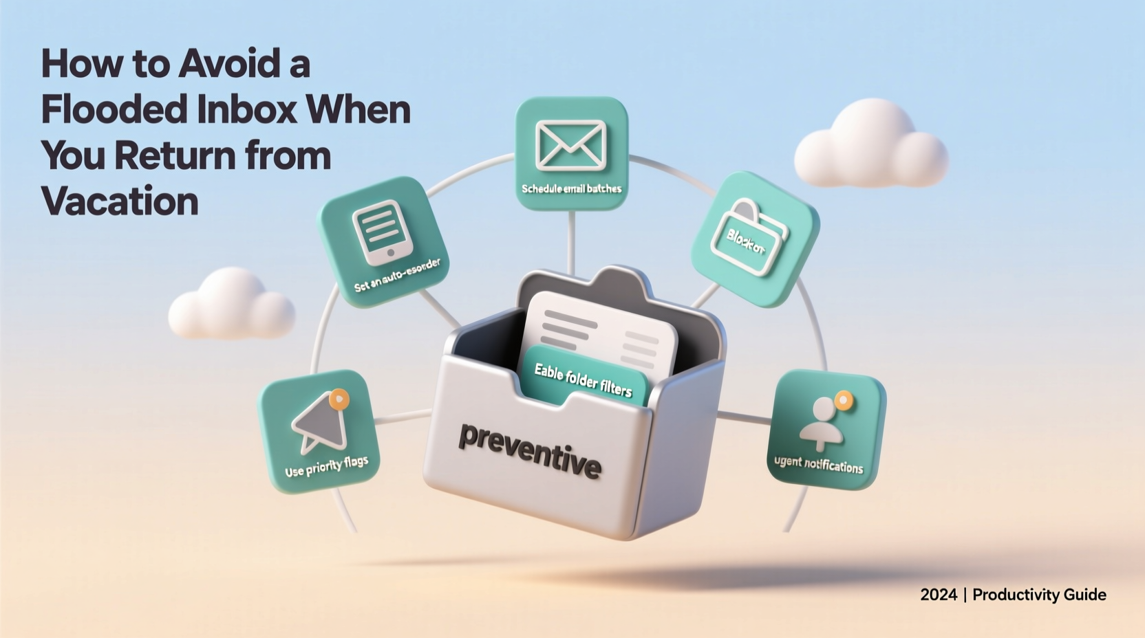 how to avoid a flooded inbox when you return from the h