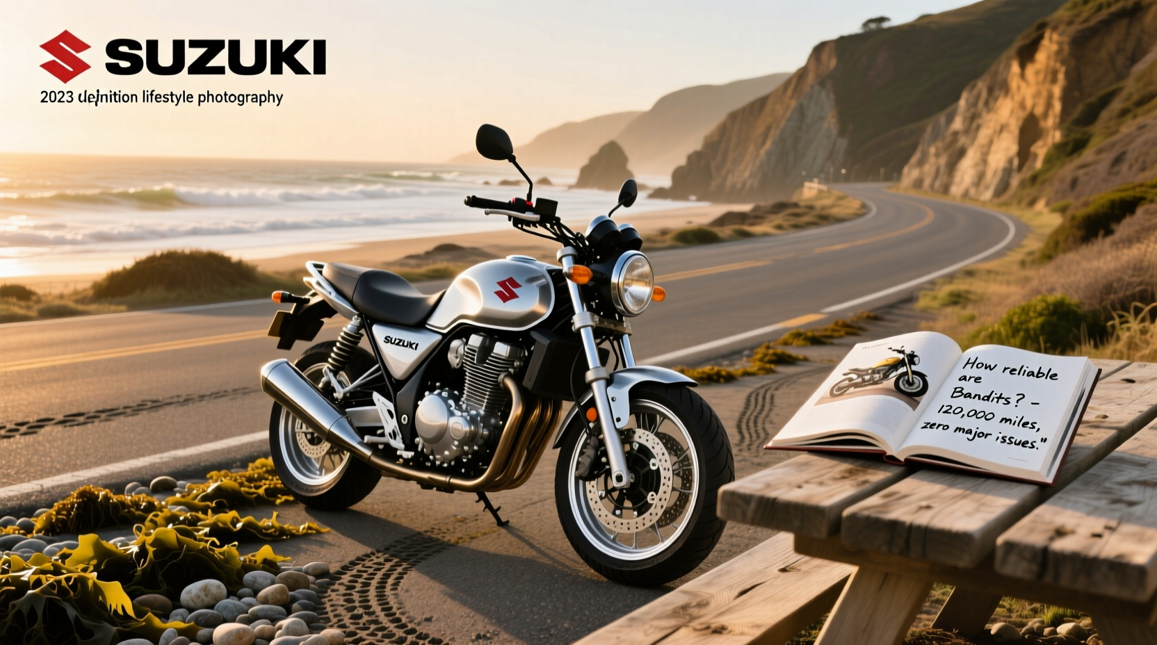 Suzuki Skywave 650 parked on roadside