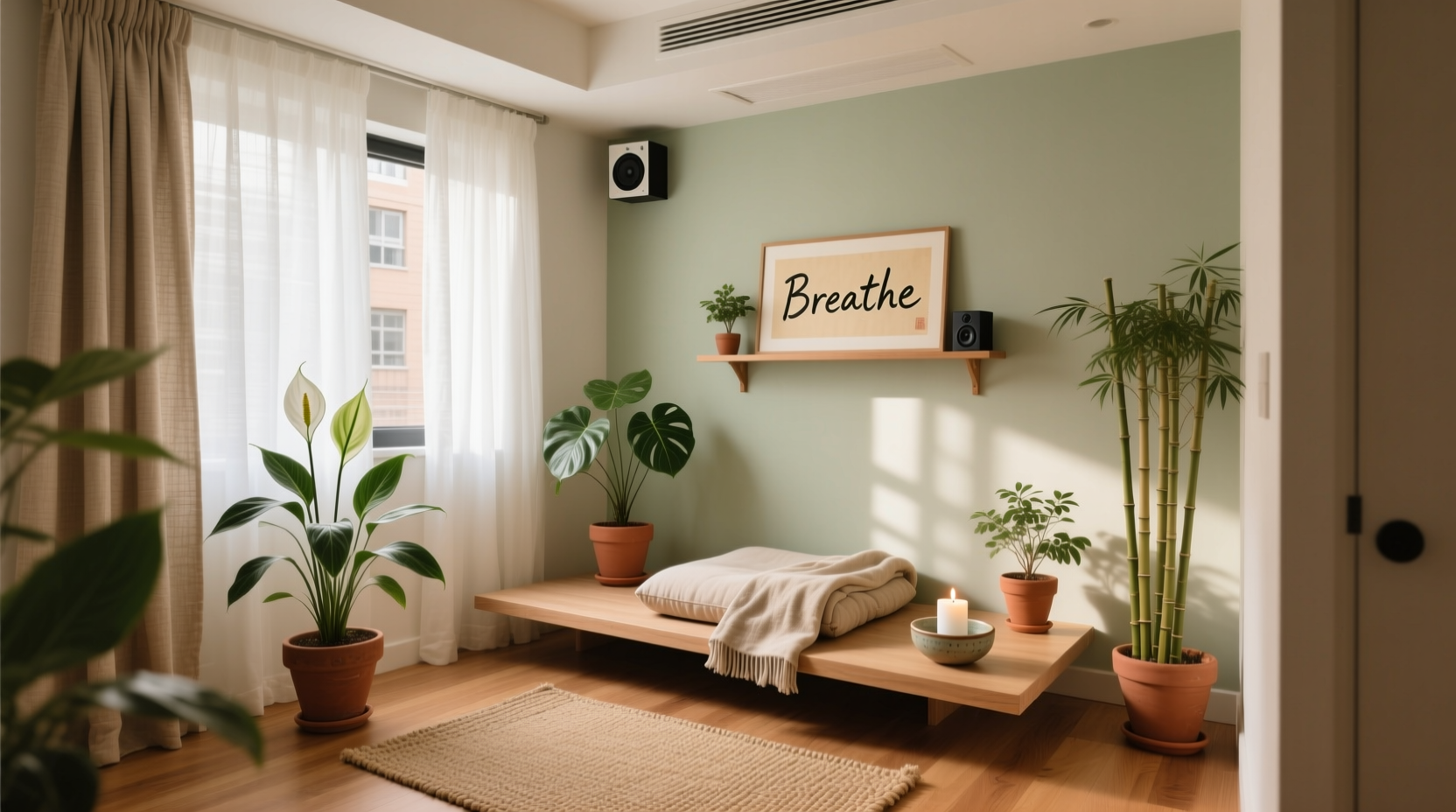 how to create a calming corner in small apartments for mindfulness and relaxation