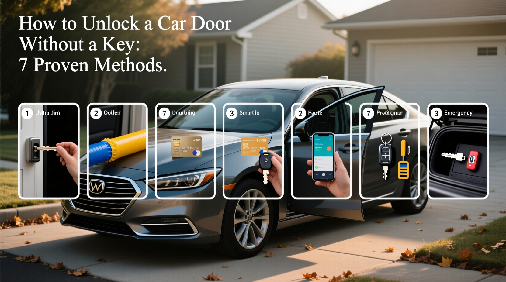 how can you unlock a car door without a key