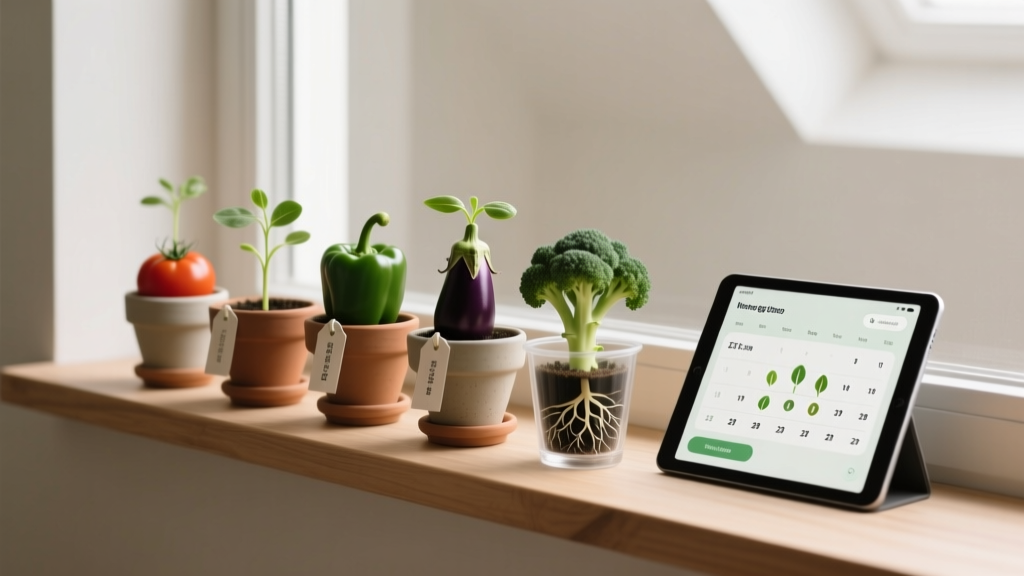 Indoor Sowing Calendar for Flowering Veggies (2026)