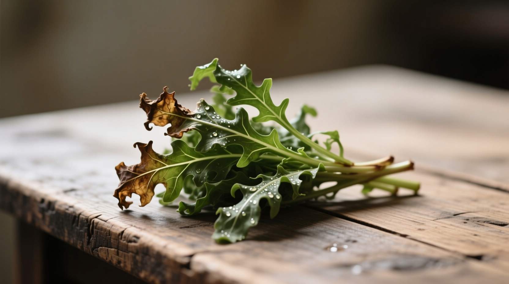 wilted arugula
