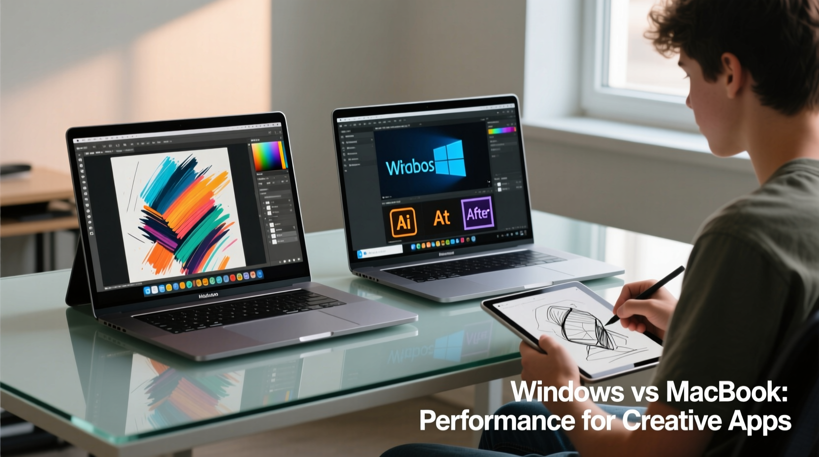 Windows Laptop Vs Macbook For Graphic Design Students Which Runs ...