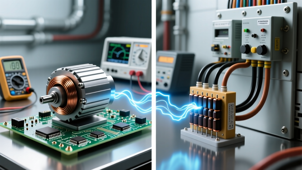 Alternating Current Devices Compared: Motors, Transformers & Loads