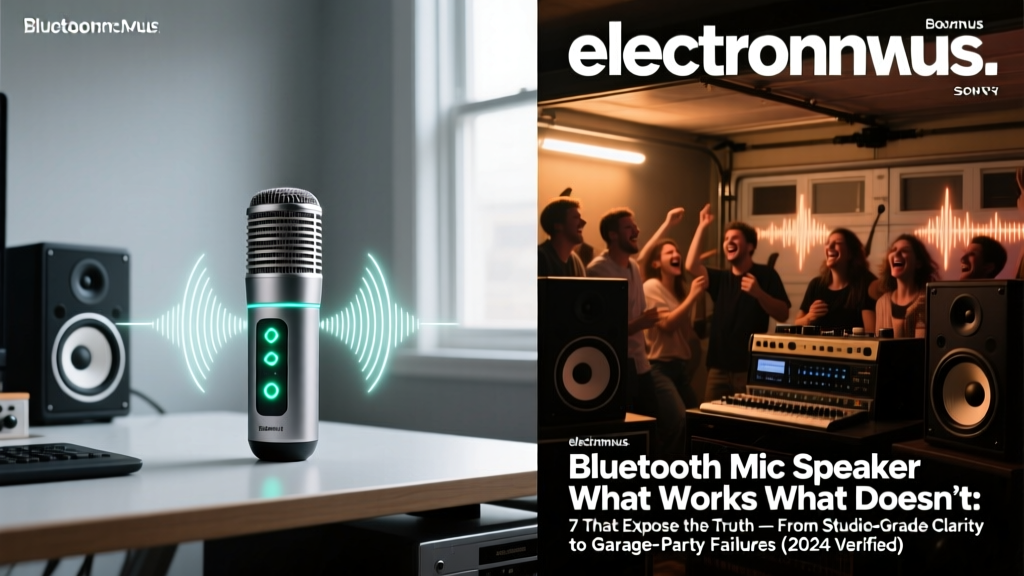 Bluetooth Mic Speaker What Works What Doesn't: 7 Real-World Tests That Expose the Truth — From Studio-Grade Clarity to Garage-Party Failures (2024 Verified)