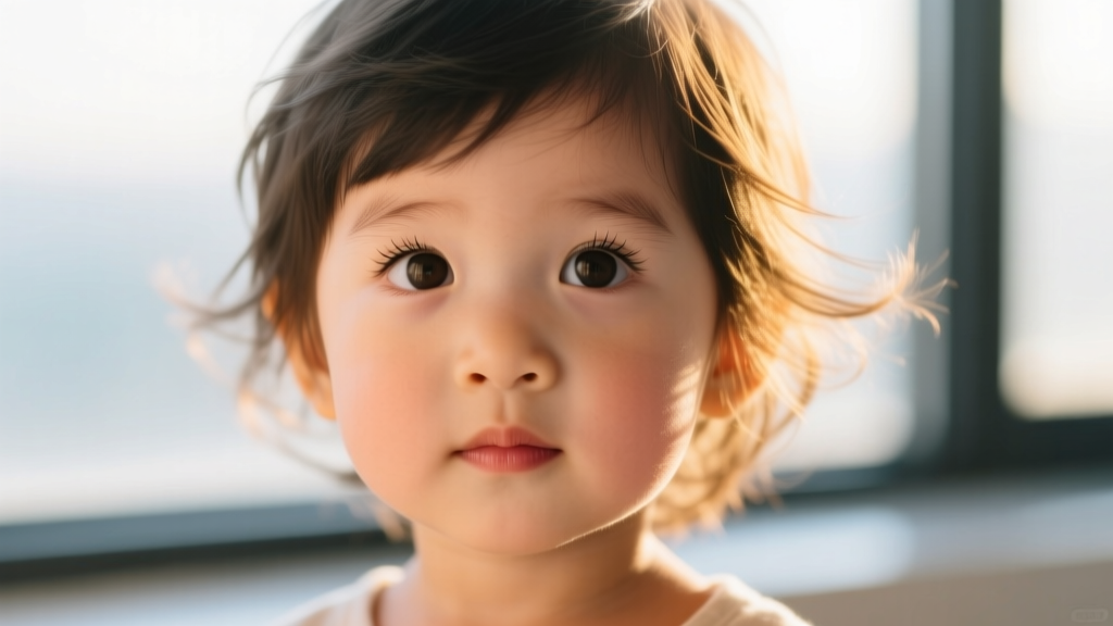 Close-up of a child
