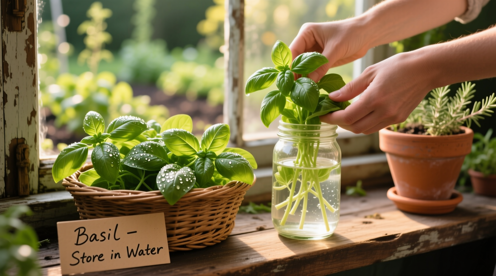 Store Fresh Basil 7 Days | TheHomeSprouts
